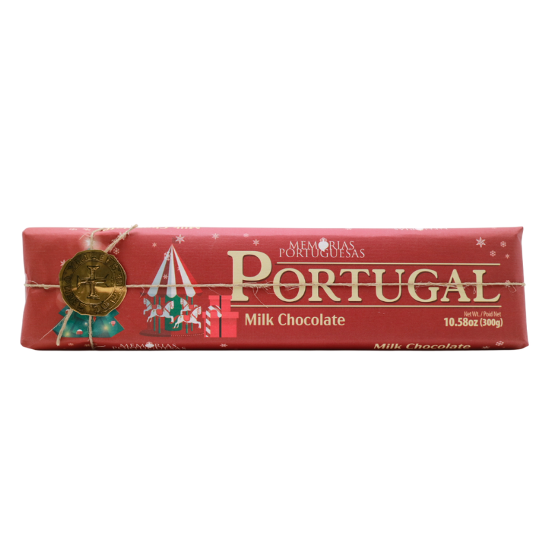 Chocolate Portugal Natal Tablete de Chocolate de Leite Portugal - Edição Natal - Image 1