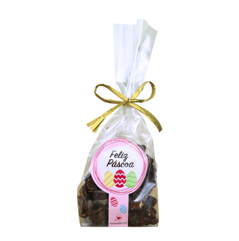 10 Amêndoas crocantes de Amendoim e Chocolate Negro 150gr - Image 1