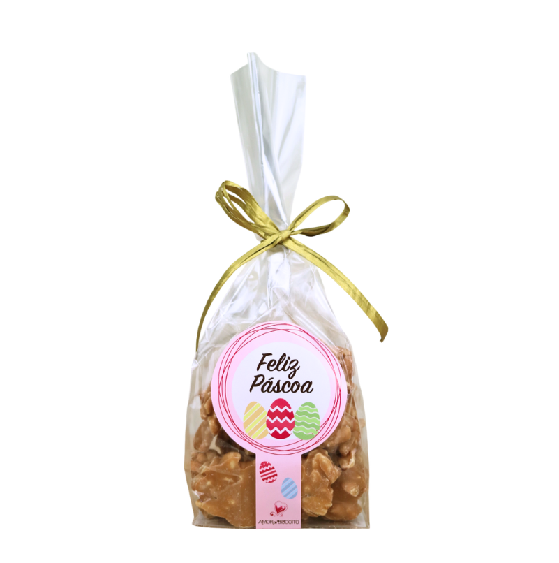 8 Amêndoas crocantes de Amendoim e Caramelo Salgado 150gr - Image 1