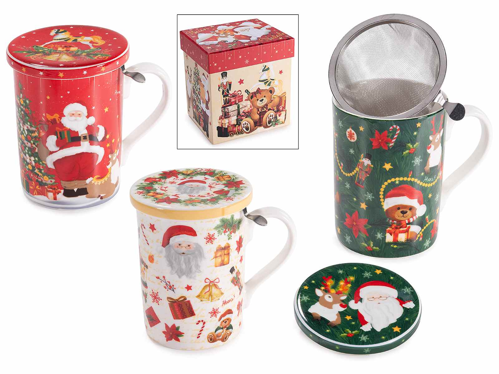 wholesale-gift-pack-tea-cup-christmas_721465 Caneca Filtro Natal - Image 1